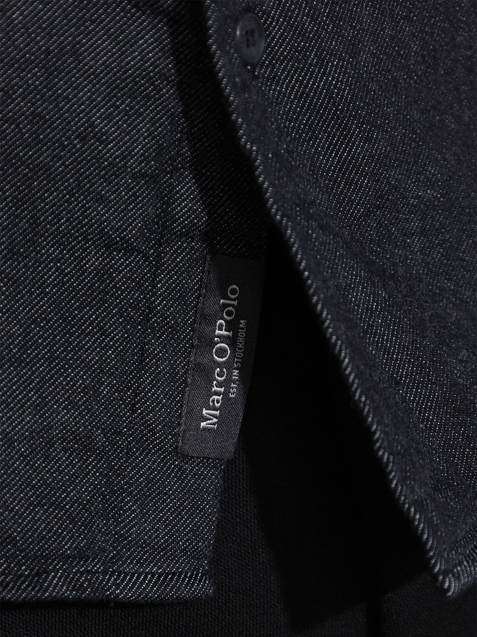 Сорочка цвета графит из хлопка